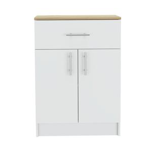 FM FURNITURE Oxford White Pantry Cabinet