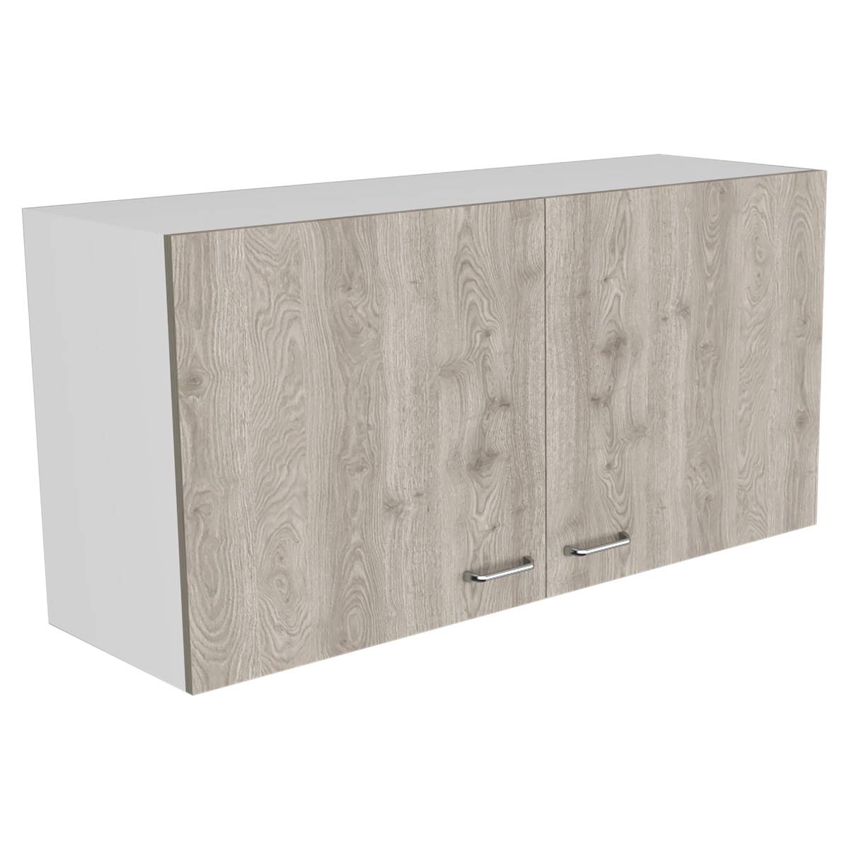 FM FURNITURE Rocco Light Grey Wall Cabinet