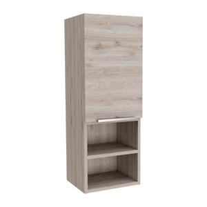 FM FURNITURE Ezra Light Grey Bathroom Cabinet