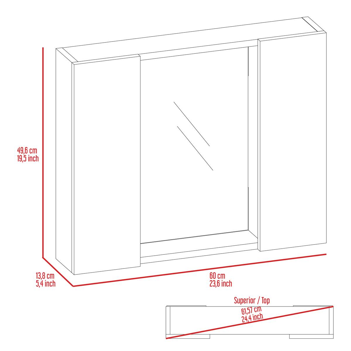 FM FURNITURE Draco Medicine Cabinet