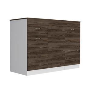 FM FURNITURE Joliet Two-Tone Kitchen Base Cabinet