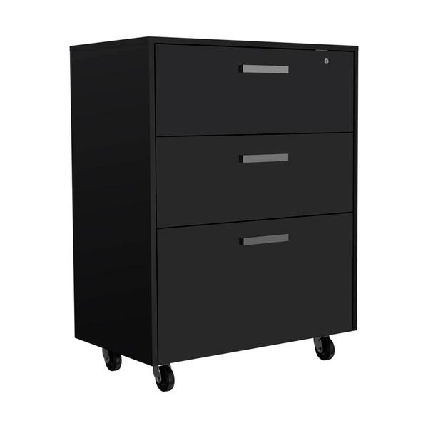 FM FURNITURE Penny 3-Drawer Storage Cabinet
