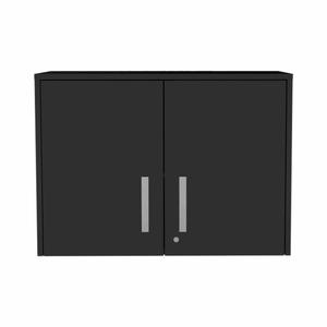 FM FURNITURE Penny Black Storage Wall Cabinet