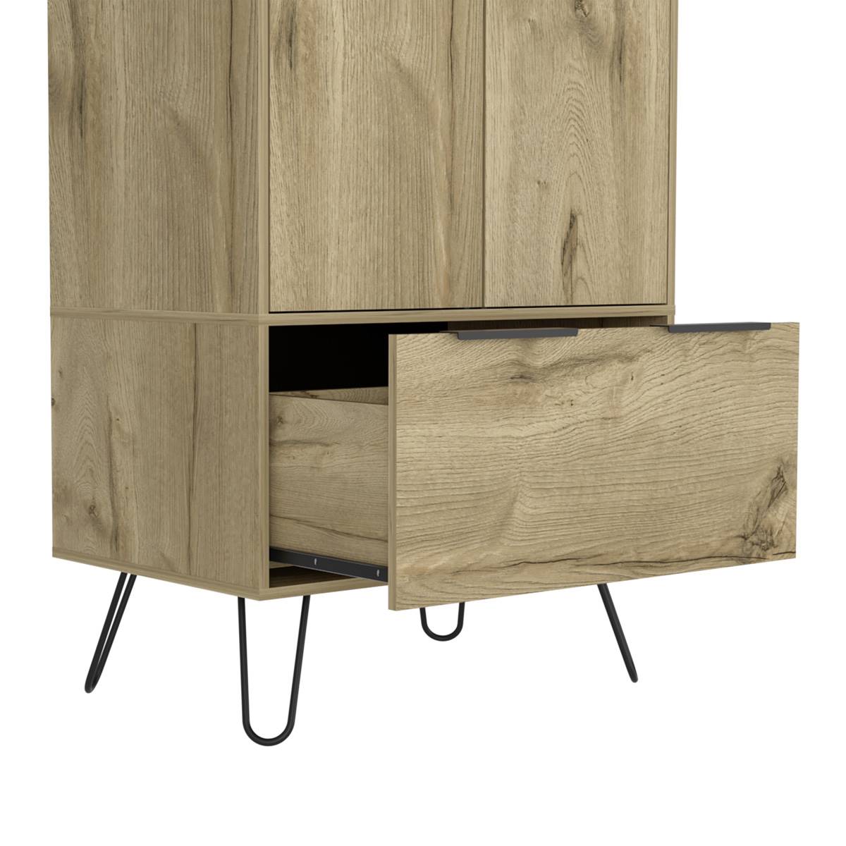 FM FURNITURE Camerun Light Oak Closet