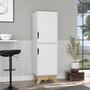 FM FURNITURE British White Single Pantry