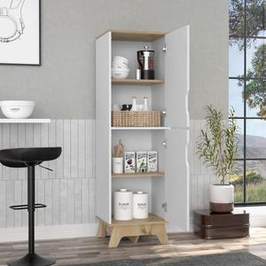FM FURNITURE British White Single Pantry alternate view