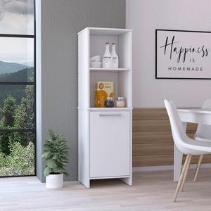 FM FURNITURE Danforth White Pantry Cabinet
