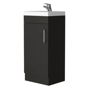 FM FURNITURE Toledo Black Wengue Bathroom Vanity