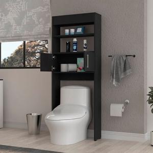 FM FURNITURE Valencia Black Wengue Over The Toilet Cabinet alternate view