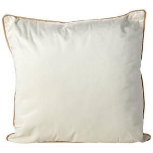 Velvet w/ Contrasting Piping Decorative Pillow - 20x20