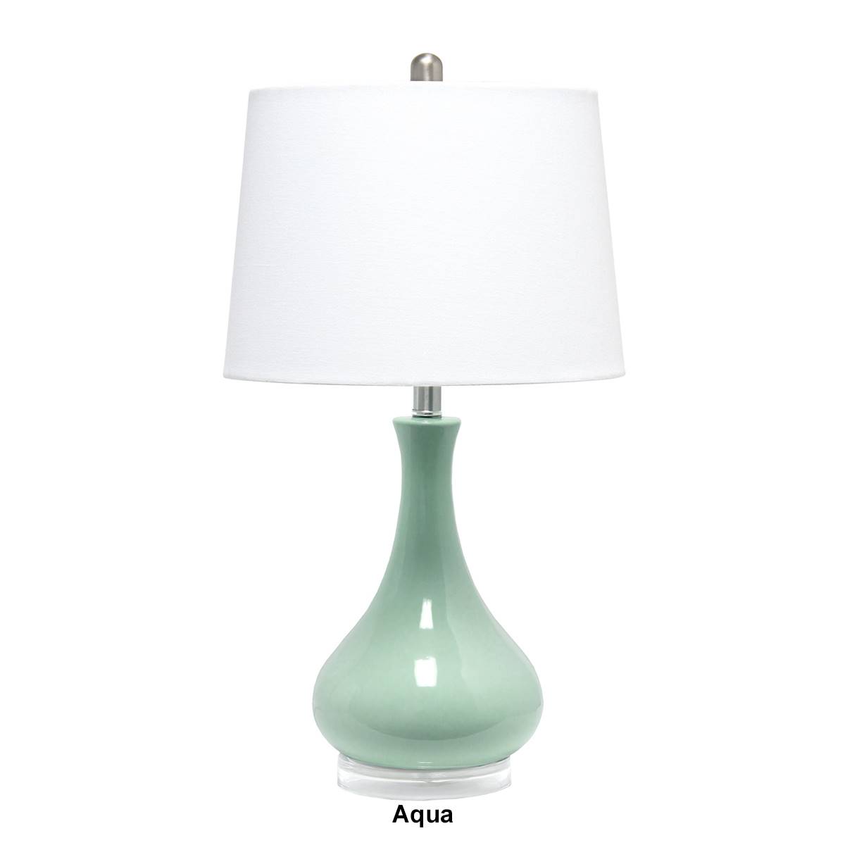 Lalia Home Classix Droplet Table Lamp W/Fabric Shade