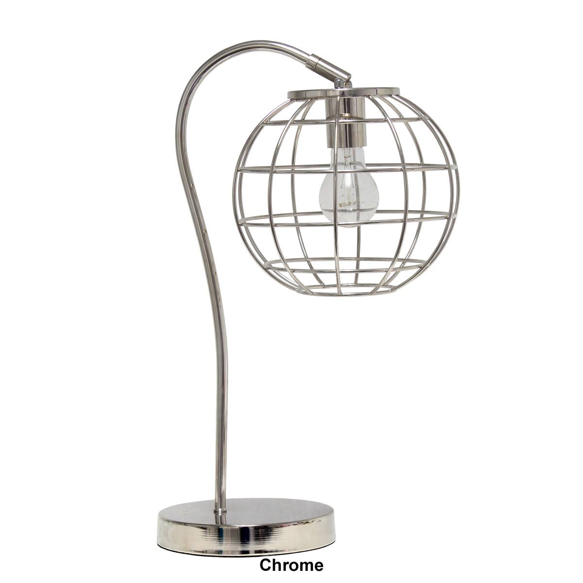 Lalia Home Studio Loft Arched Metal Cage Table Lamp