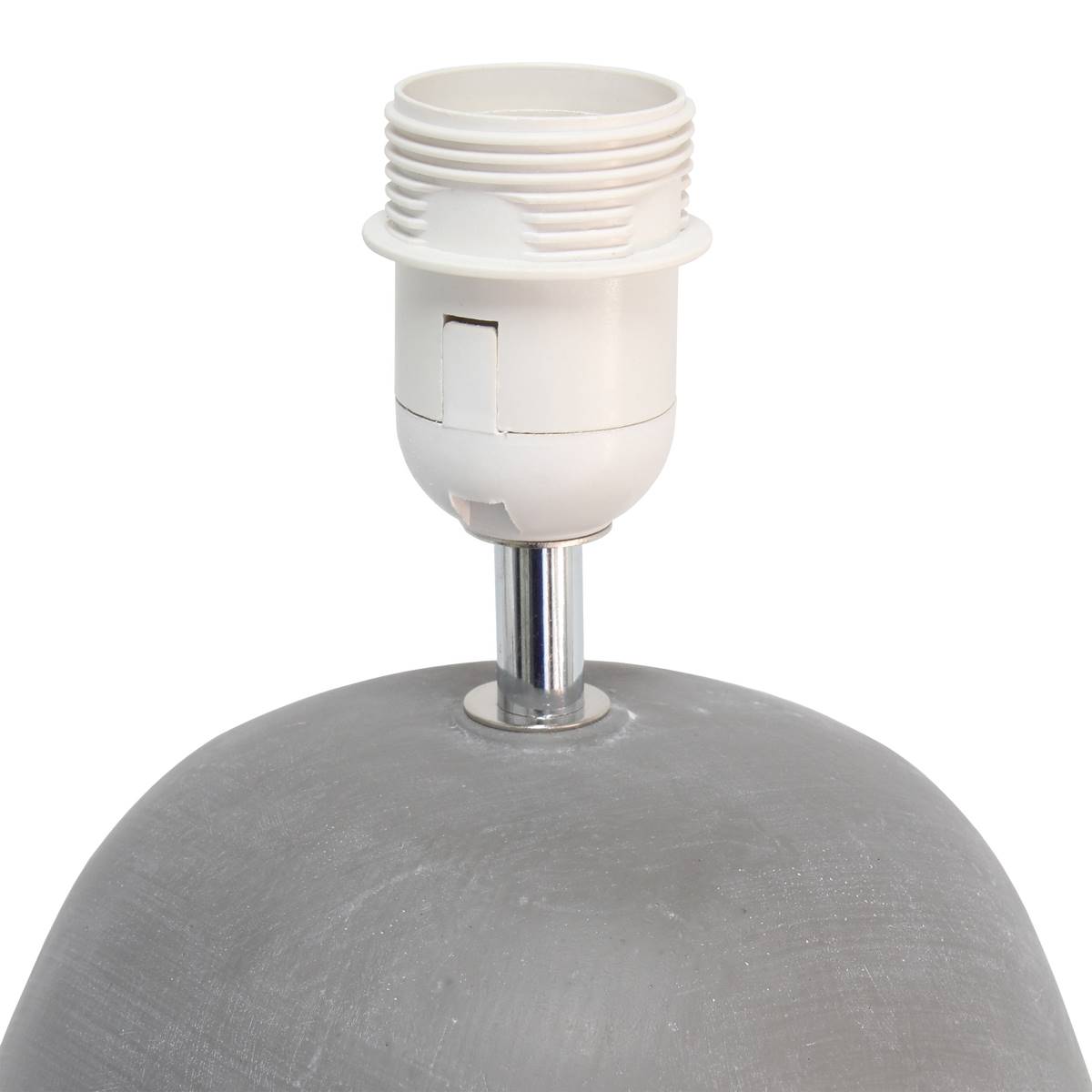 Simple Designs Round Concrete Table Lamp