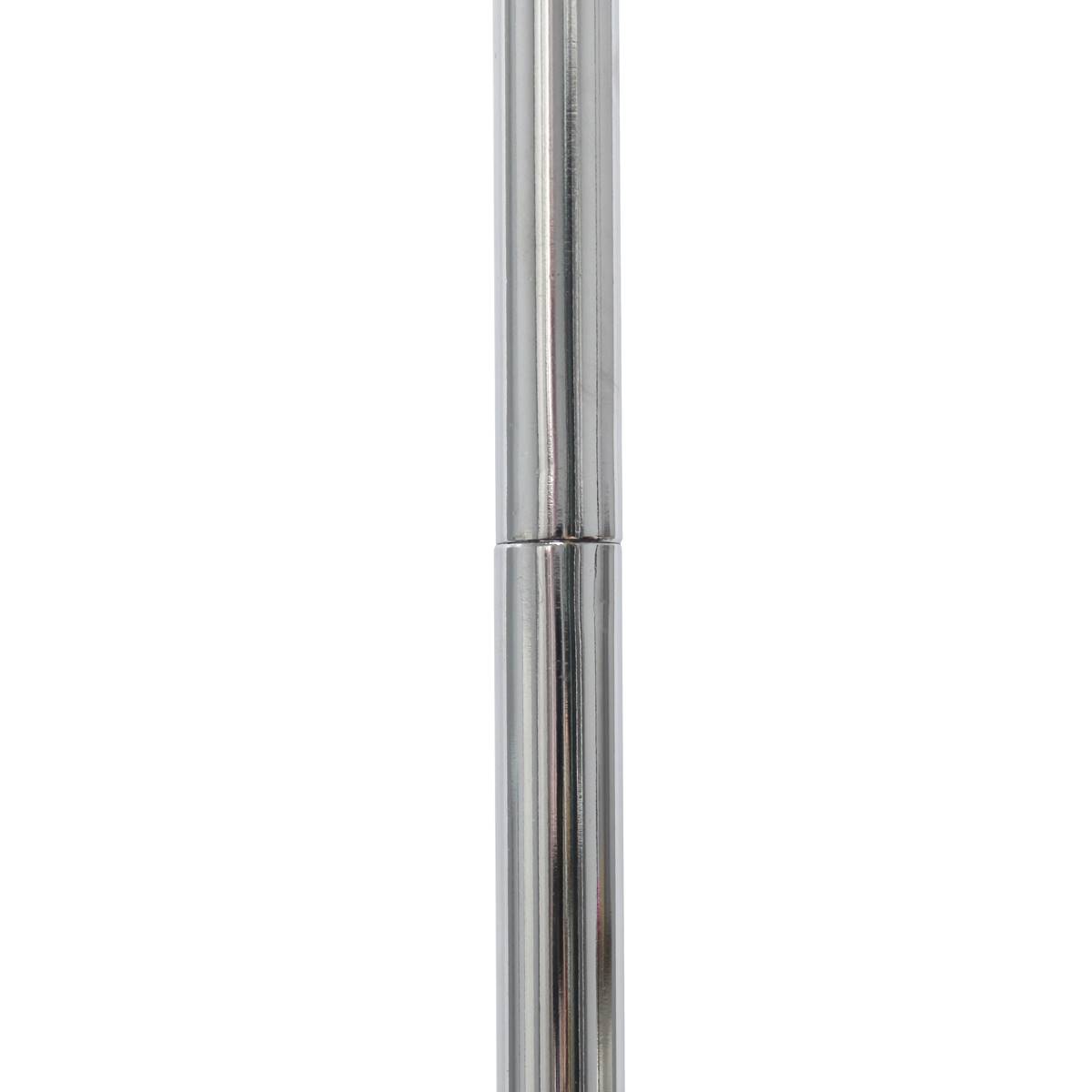 Simple Designs Arched Brushed Nickel Floor Lamp