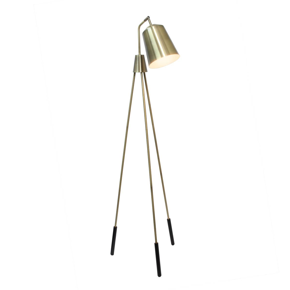 Lalia Home Industrial 1 Light Tripod Floor Lamp W/Spotlight