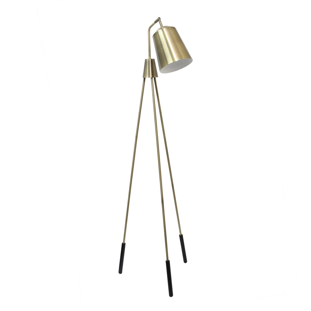 Lalia Home Industrial 1 Light Tripod Floor Lamp W/Spotlight