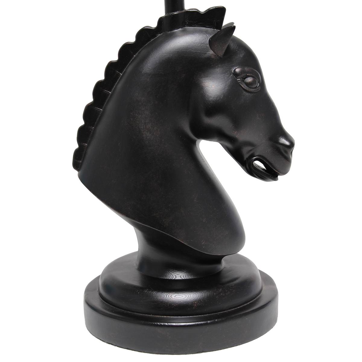 Simple Designs 17.25in. Decorative Chess Horse Table Lamp