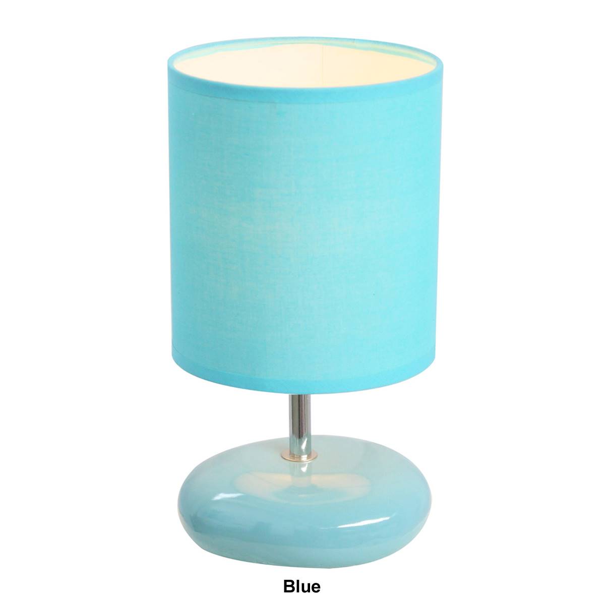 Simple Designs Stonies Small Stone Look Table Bedside Lamp