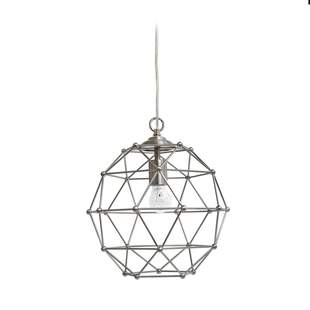 Elegant Designs Industrial 1 Bulb Hexagon Pendant Light Fixture