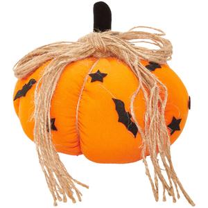 Orange Pumpkin With Bats