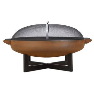 Real Flame La Porte 31in. Round Steel Wood Burning Fire Pit