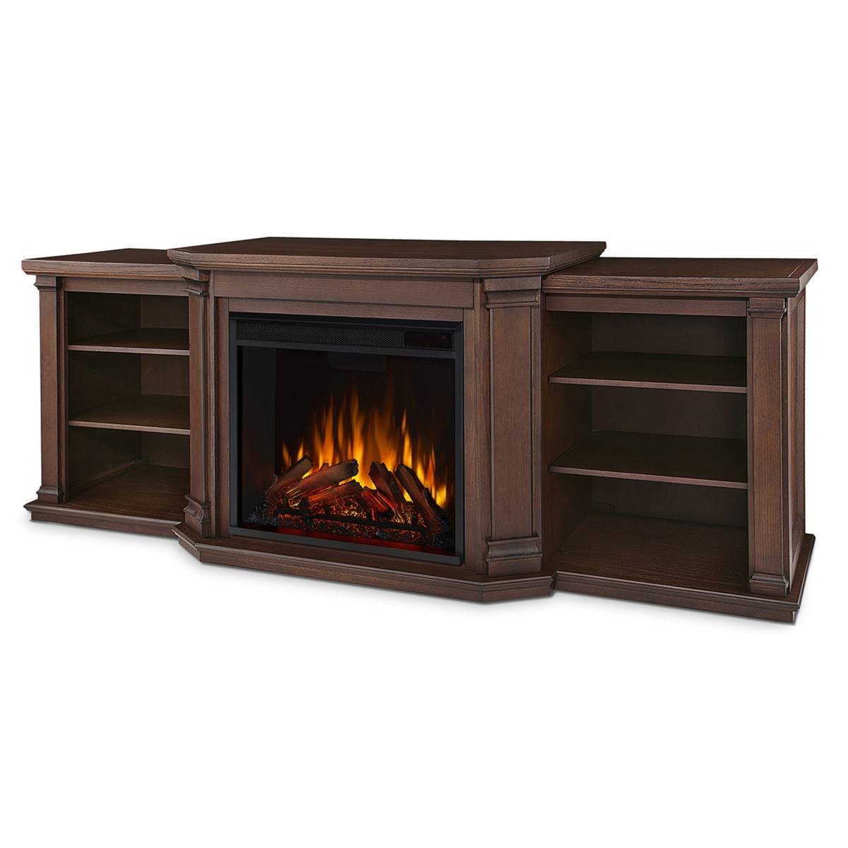 Real Flame Valmont Electric Fireplace TV Stand