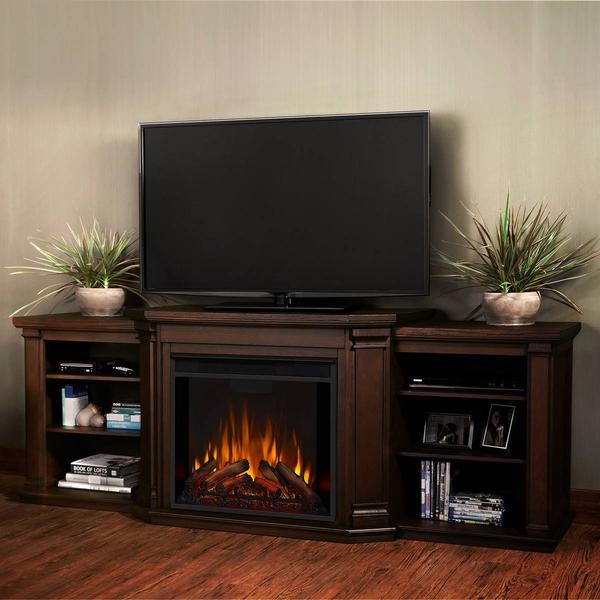 Real Flame Valmont Electric Fireplace TV Stand alternate view