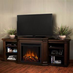Real Flame Valmont Electric Fireplace TV Stand alternate view