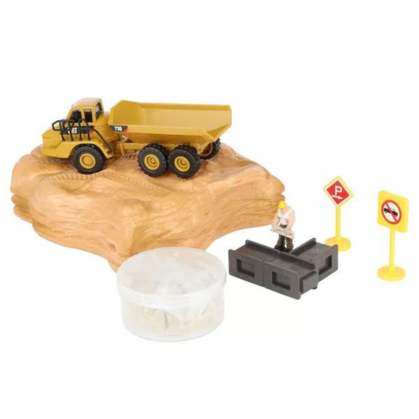 CAT 1/87 Scale Caterpillar 730 Articulated Dump Truck Playset alternate view