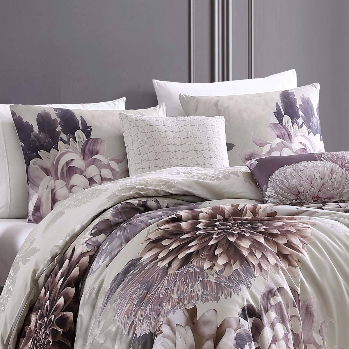 Bebejan(R) Bloom Purple 5pc. Reversible Comforter Set
