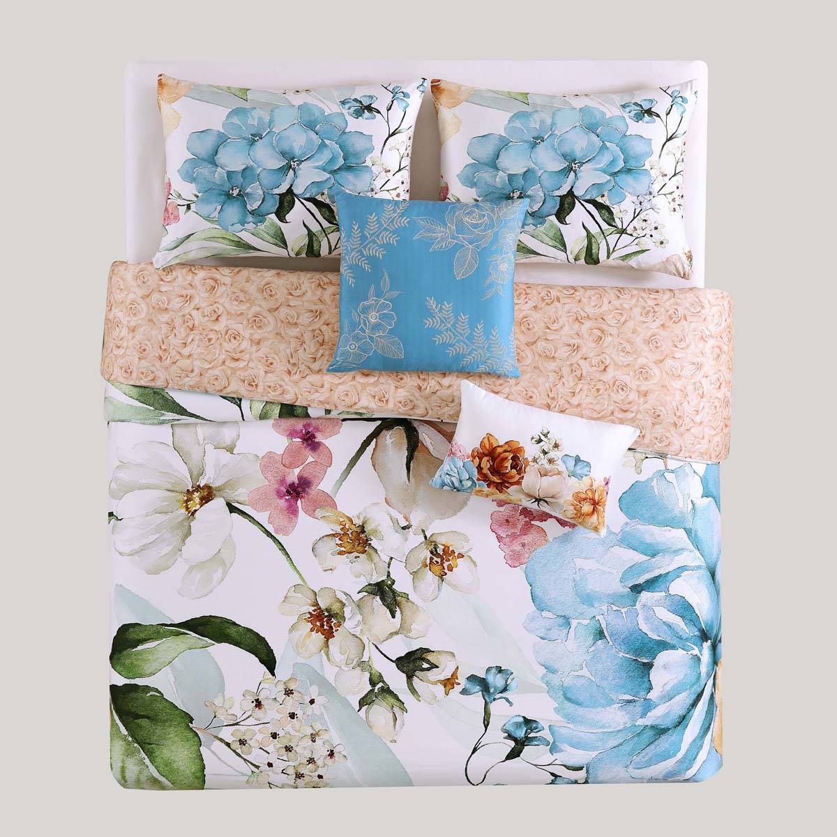 Bebejan(R)  Maia Cotton 5pc. Reversible Comforter Set