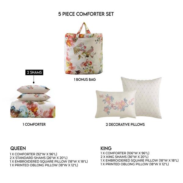 Bebejan(R) 200 TC Antique Flowers Reversible Comforter Set alternate view