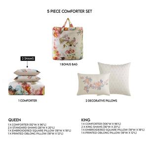 Bebejan(R) 200 TC Antique Flowers Reversible Comforter Set alternate view