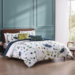 Bebejan(R) Abstract Vines Cotton 5pc. Reversible Comforter Set