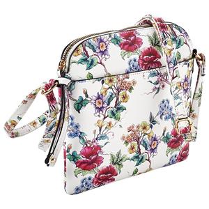 DS Fashion Floral Crossbody w/Front Slip Pocket alternate view
