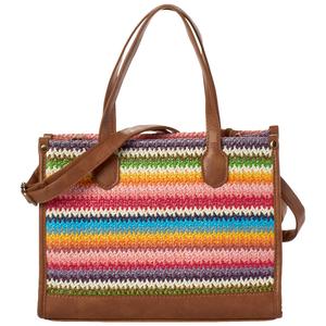 DS Fashion Straw Satchel