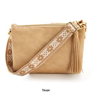 DS Fashion Solid Triple Gusset Crossbody alternate view