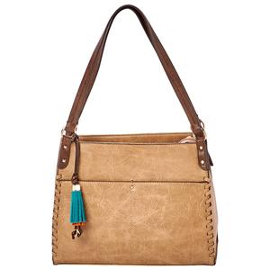 DS Fashion Double Handle Satchel with Charm