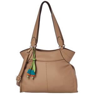 DS Fashion Double Handle North/South Tote with Charm alternate view