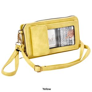 Womens DS Fashion Solid North/South Tech Window Crossbody Wallet alternate view