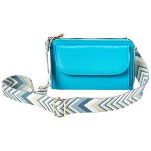 Womens DS Fashion East/West Solid Crossbody Wallet