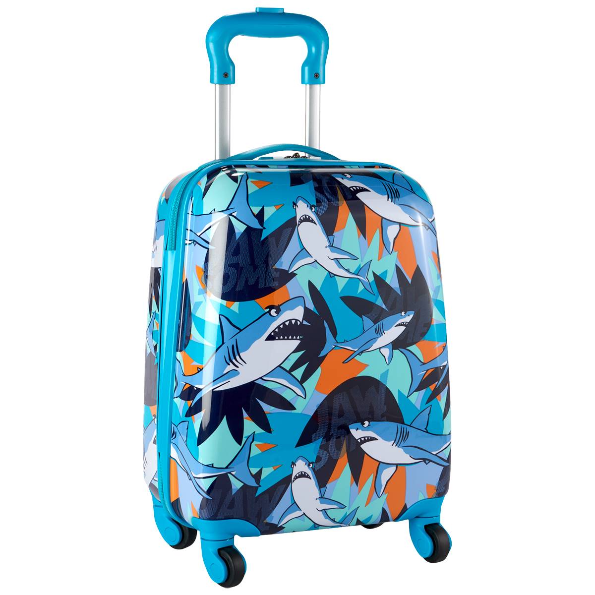 Kids Solite 18in. Sharks Spinner Carry-On