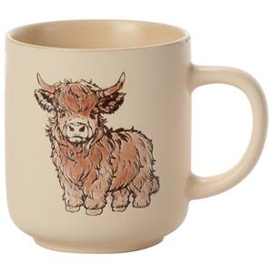 Blue Sky Clayworks Highland Cow Mug