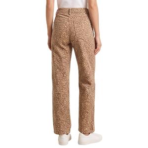 Womens Angels of Difference 5-Pocket Wide Leg Cheetah Jeans alternate view