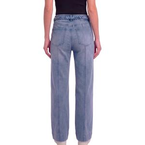 Womens Angels of Difference Braid Belt Straight Leg Jeans alternate view