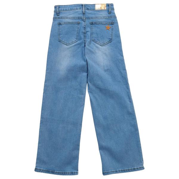 Girls (7-16) Celebrity Ace Wide Leg Cherry Print Jeans alternate view