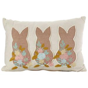 Bunny Butts Decorative Pillow - 12x18 alternate view