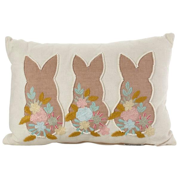Bunny Butts Decorative Pillow - 12x18 alternate view