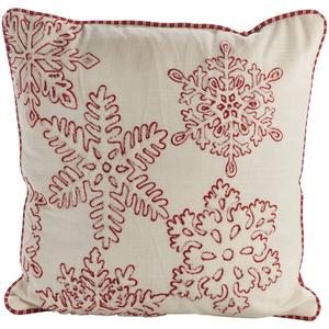 Snowflake Decorative Pillow - 16x16