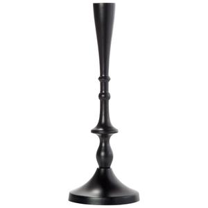 12in. Large Black Taper Candle Holder